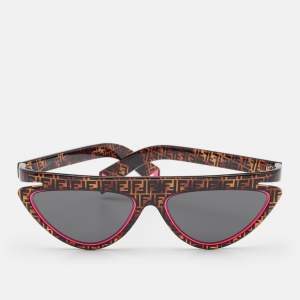 Fendi Brown/Pink Zucchino FF0383/S/S Cat Eye Sunglasses