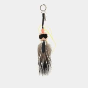 Fendi Multicolor Fur Mini Karlito Bag Charm