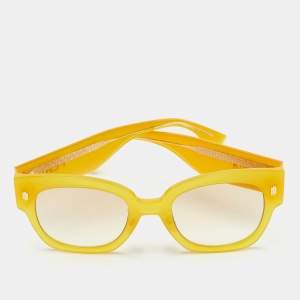 Fendi Yellow/Beige Gradient FF0458 Square Sunglasses