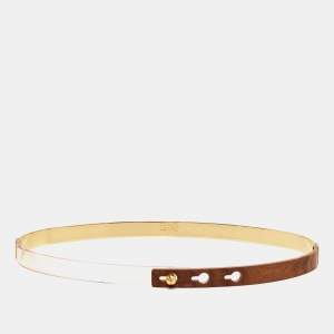 Fendi Multicolor Plastic and Wood Waist Belt L