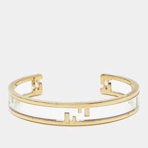 Fendi FF Aclyric Gold Tone bracelet M