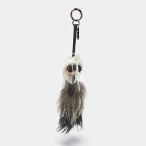 Fendi Multicolor Fur and Leather Karlito Bag Charm