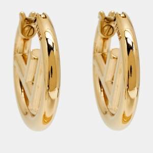 مملوكة مسبقًا Fendi F is Fendi Gold Tone Earrings