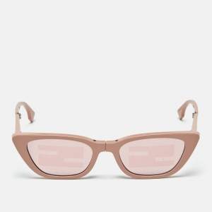 Pre Owned Fendi Old Rose FE40089I Folding Cat Eye Sunglasses