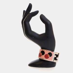 Pre Owned Fendi Enamel Fendista Bangle