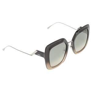 Fendi Ombre Black Acetate FF0317/S Gradient Oversized Sunglasses