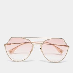 Fendi Pink Gradient FF 0194/S Geometric Sunglasses