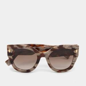 مملوكة مسبقًا Fendi Brown FF0435L Gradient Cat Eye Sunglasses