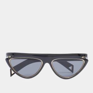 Fendi Black/Grey FF 0383/S Cat Eye Sunglasses