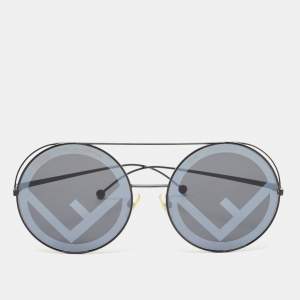 Fendi Black FF 0285/S Run Away Round Sunglasses