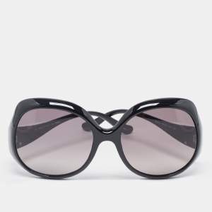 Pre Owned Fendi Black FS513 Gradient Oversized Sunglasses