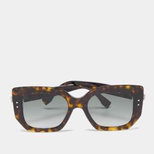 Fendi Brown Tortoise Gradient FF0267/S Square Sunglasses