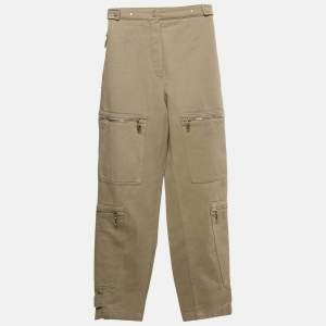 Fendi Beige Cotton Drill Cargo Pants S