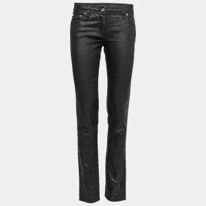 Fendi Black Cotton Straight Fit Jeans S