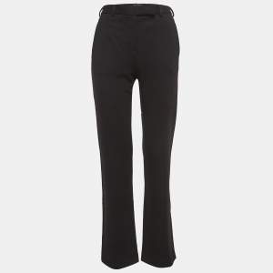 Pre Owned Fendi Vintage Black Wool Trousers S