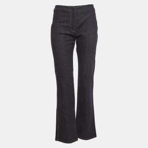 Fendi Navy Blue Denim High Rise Jeans S Waist 28"