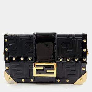 Fendi Fendi Baguette Trunk Mini Crossbody Bag