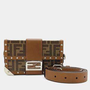 Fendi Fendi Baguette Trunk Mini Crossbody Bag