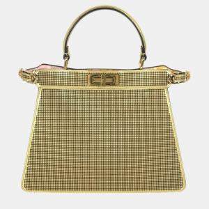 Fendi Gold pink Versace Shoulder Bag