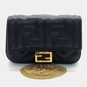 Fendi Nano Baguette bag charm and mini Crossbody bag