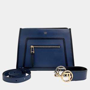 Fendi Blue Leather Runaway Small bag