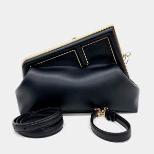 Fendi Black Leather First Bag