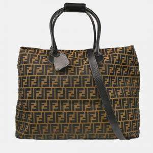 Fendi Brown Zucca 2way Tote Handbag