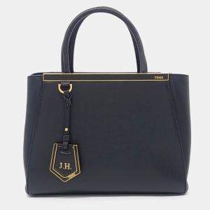 Pre Owned Fendi Black Leather Toujours Small