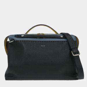 Pre Owned Fendi Navy Blue By The Way 2way Business Bag