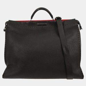 مملوكة مسبقًا Fendi Black Peekaboo Fit 2way Handbag