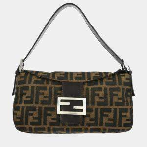 مملوكة مسبقًا Fendi Brown Zucca Handbag