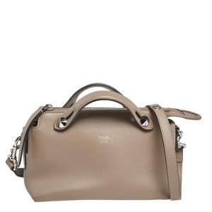 Pre Owned حقيبة كروس فندي باي ذا واي ميني جلد بيج