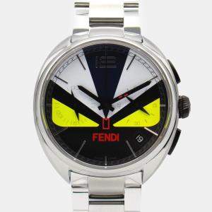 Fendi Black Stainless Steel Momento 21200G Quartz Women's Wristwatch 40.5 mm