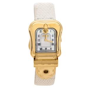  Fendi Mother of Pearl Gold Plated Stainless Steel B.Fendi 3800L Women's Wristwatch 23 mm