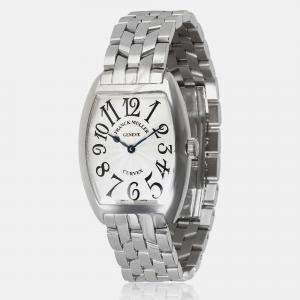 Franck Muller Cintree Curvex 7502 QZ Unisex Watch in  Stainless Steel 29 mm