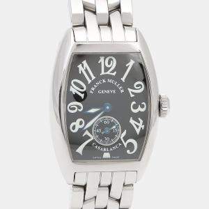 Pre Owned Franck Muller Casablanca 1750S6 Manual Winding Black Women's Wristwatch 35 mm
