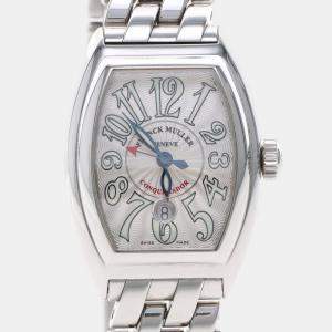 Franck Muller Conquistador 8005LSC Automatic Silver Stainless Steel Women's Wristwatch 28 mm