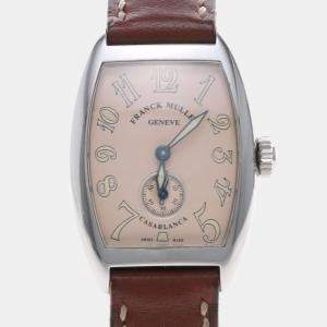 Pre Owned Franck Muller Casablanca 1750S6 Manual Wind Stainless Steel Womens Wristwatch 25 mm