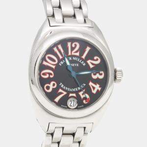 Pre Owned Franck Muller Transamerica Manual Winding Stainless Steel Women's Wristwatch 31 mm