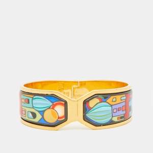Frey Wille Fire Enamel Gold Plated Clasp Bracelet S