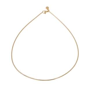 Pre Owned Frey Wille Gold Plated Omega Chain Necklace