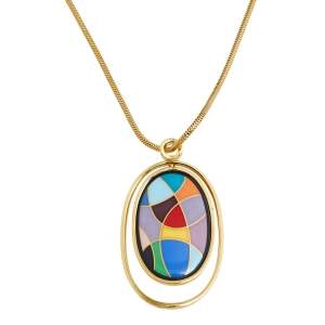 Pre Owned Frey Wille Ode to Joy of Life Heavenly Joy Waterdrop Pendant Necklace