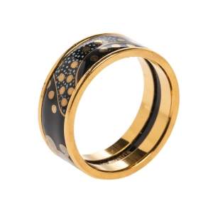 Pre Owned Frey Wille Monochrome Hommage à Gustav Klimt Nixe Miss Ring EU 56