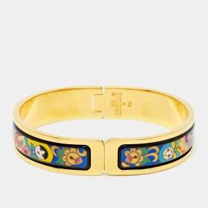 Frey Wille Hommage à Hundertwasser Multicolor Fire Enamel Ballerina Bracelet XS