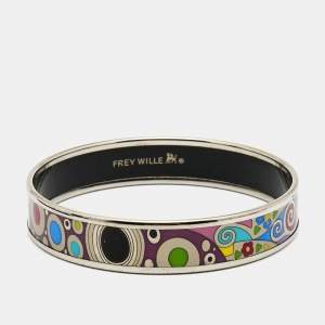 Frey Wille Hommage à Gustav Klimt Hope Bordered Miss Bangle
