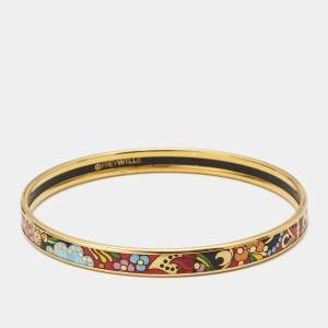 Frey Wille Folkloric Masterpiece Golden Kalinka Bordered Ultra Bangle
