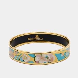 Frey Wille Hommage à Vincent van Gogh L'Amandier Turquoise Bordered Miss Bangle