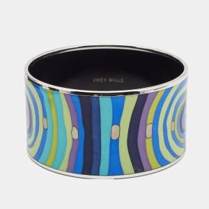 Frey Wille Hommage à Hundertwasser Spiral of Life Bordered Diva Bangle