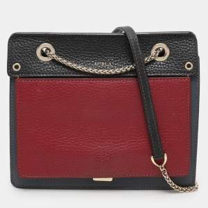 Furla Tricolor Leather Like Crossbody Bag