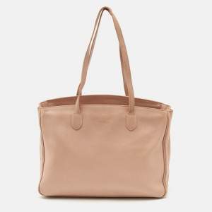 Furla Old Rose Leather Open Tote